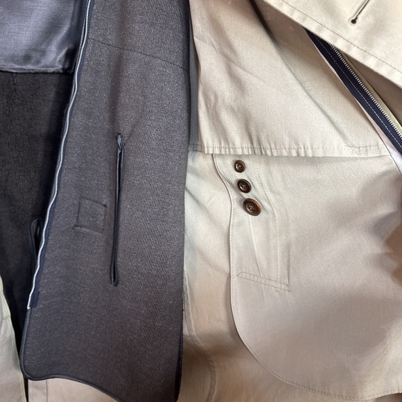 London‎ Fog Maincoats Sz 44 R  Men's Classic Tan/Khaki Trench Coat W/Lining Vtg - Picture 16 of 16